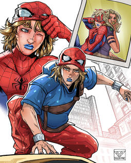 Johnny Joestar as Spider-Man