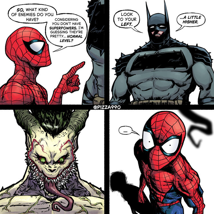 Spider-Man meets Absolute Batman (and Absolute Joker)