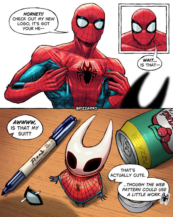 Spider-Man and Hornet!